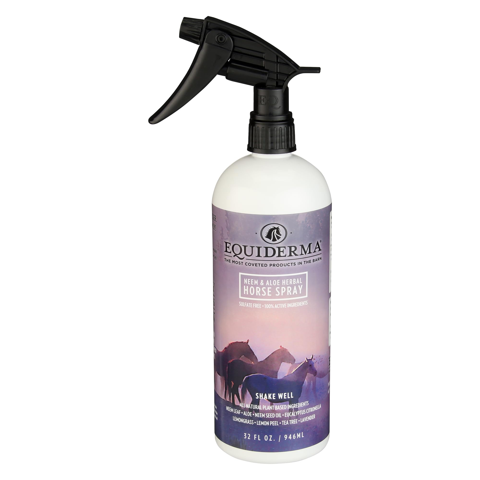 Tack Shack Of Ocala - Equiderma Outdoor Spray- Coat Care Products For Horses (Equiderma Neam And Aloe Horse Spray)