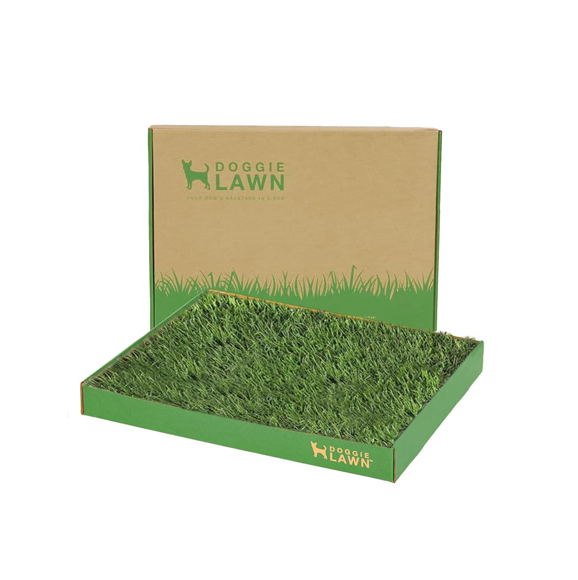 Doggielawn Real Grass Puppy Pee Pads- 24 X 20 Inches - Perfect Indoor Litter Box For Dogs - No Mess, Easy-To-Use - Potty Training For Pets - Eco-Friendly Disposable Bathroom With Real Living Grass