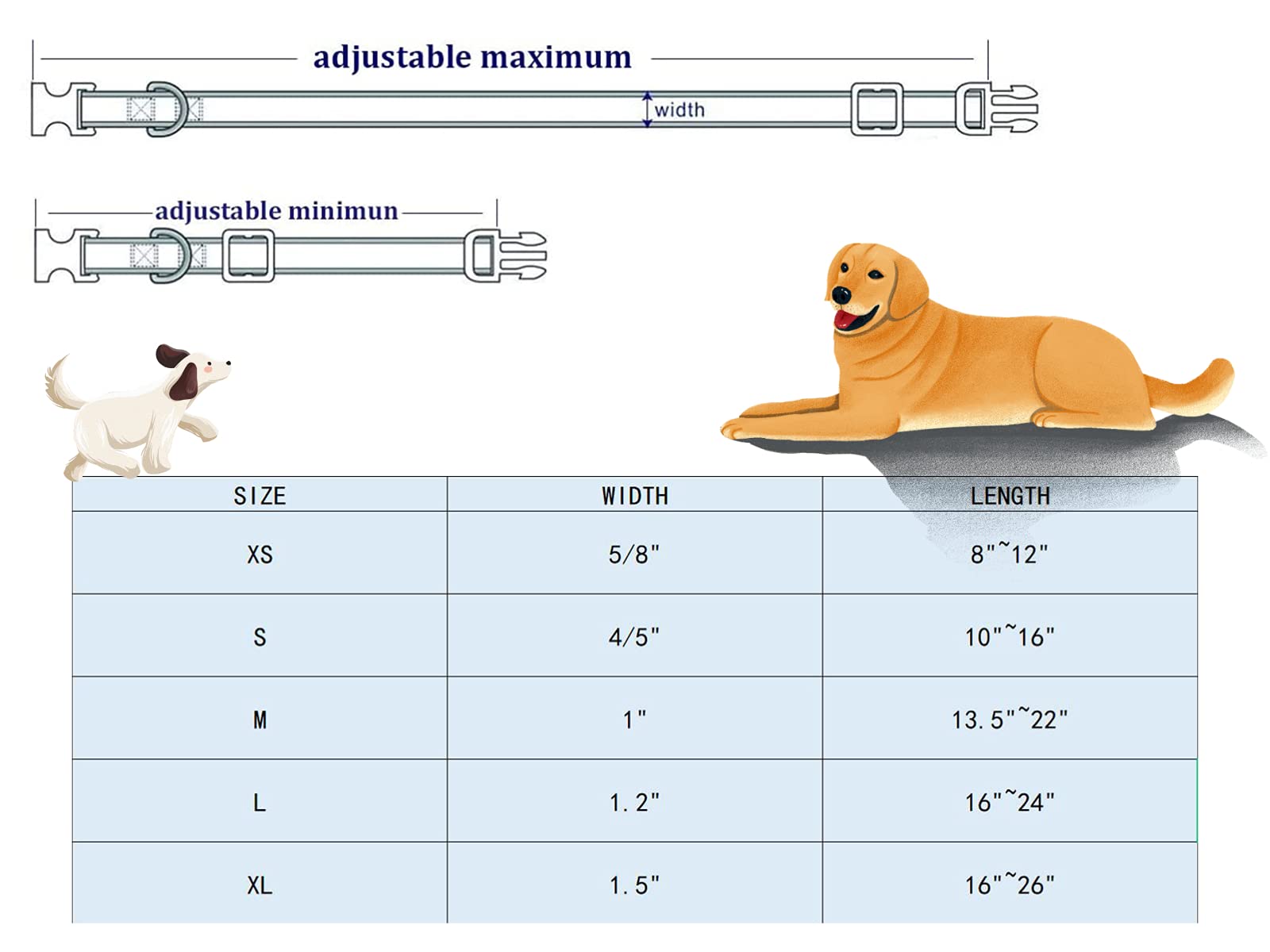 Lionheart Glory Dog Collar Halloween Collar Dog Fall Dog Collars, Adjustable Heavy Duty Dog Collar For Medium Dogs Pumpkin Colla