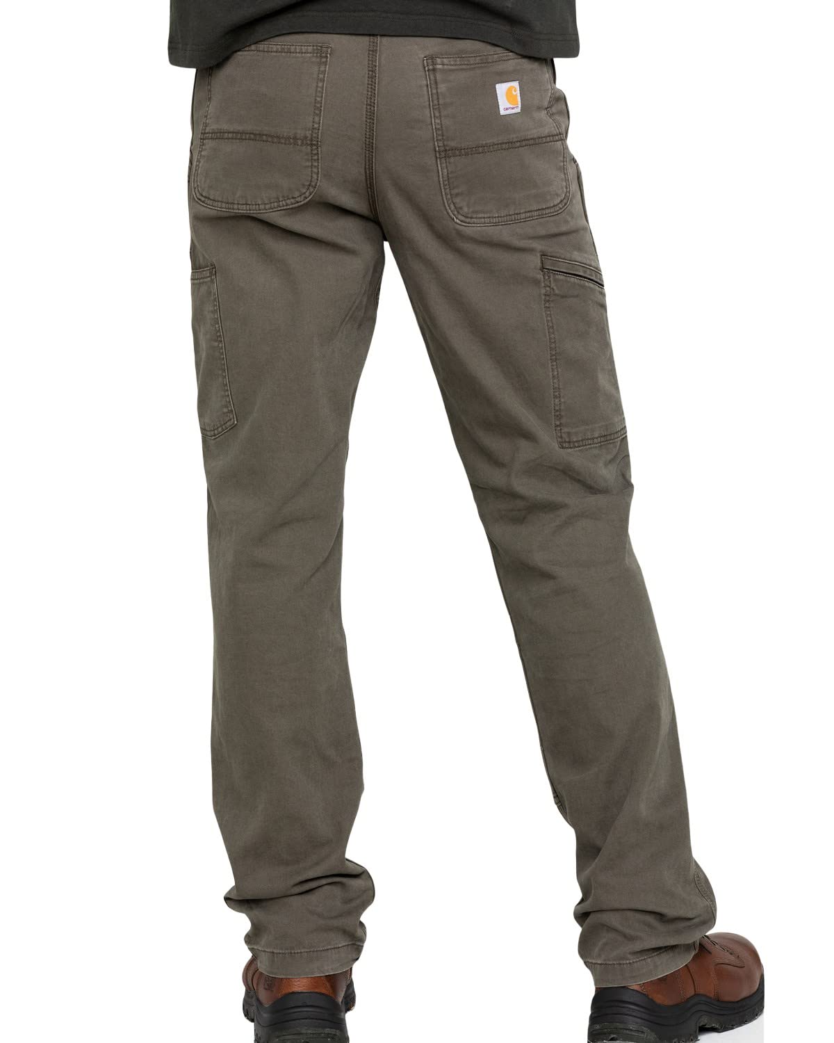 Carhartt Mens Rugged Flex Relaxed Fit Double-Front Work Utility Pants, Tarmac, 30W X 30L Us