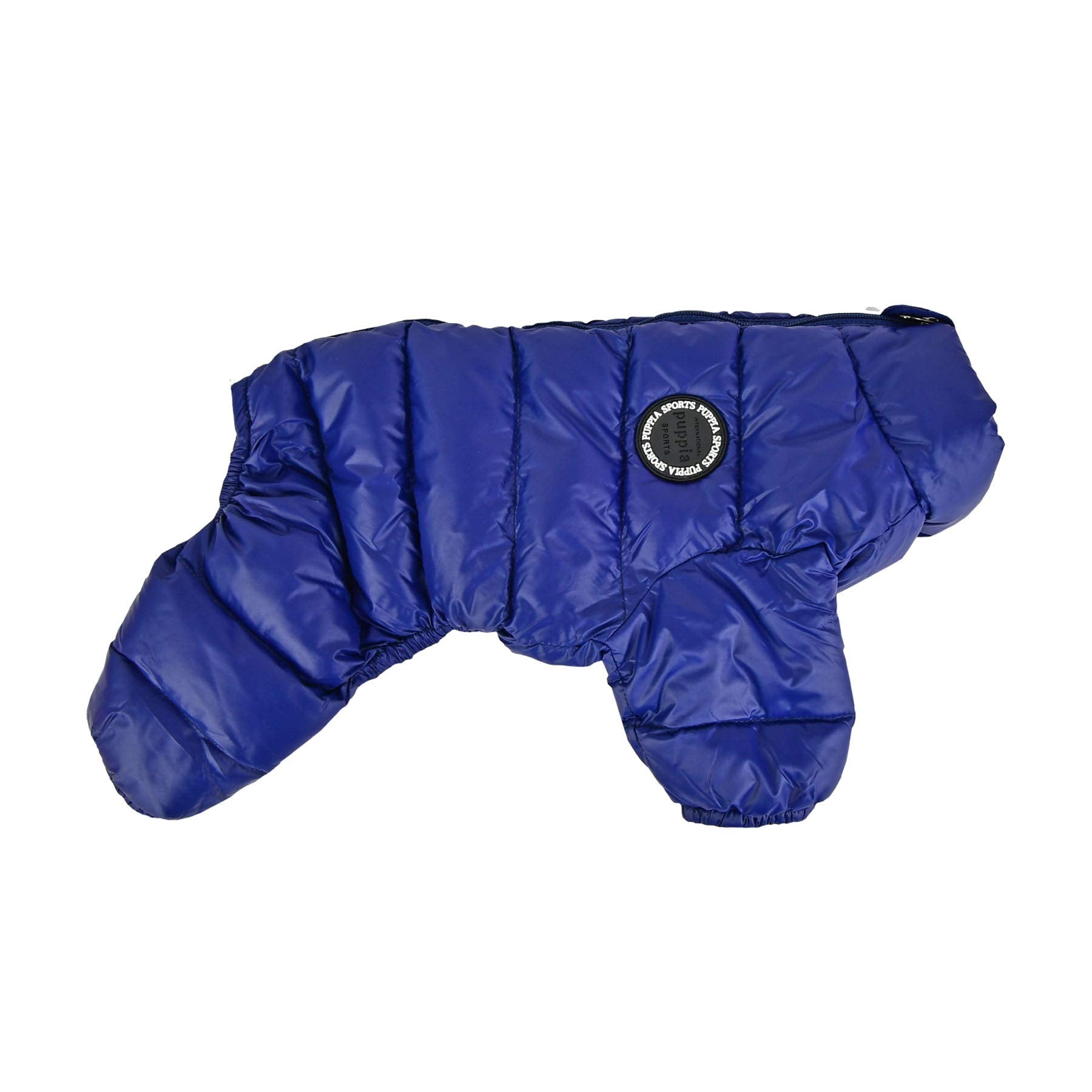 Puppia Winter Ultralight Dog Jumpsuit A Waterproof Warmth For Cold Weather Zipper Closure For Small And Medium Dogs, Navy, Small