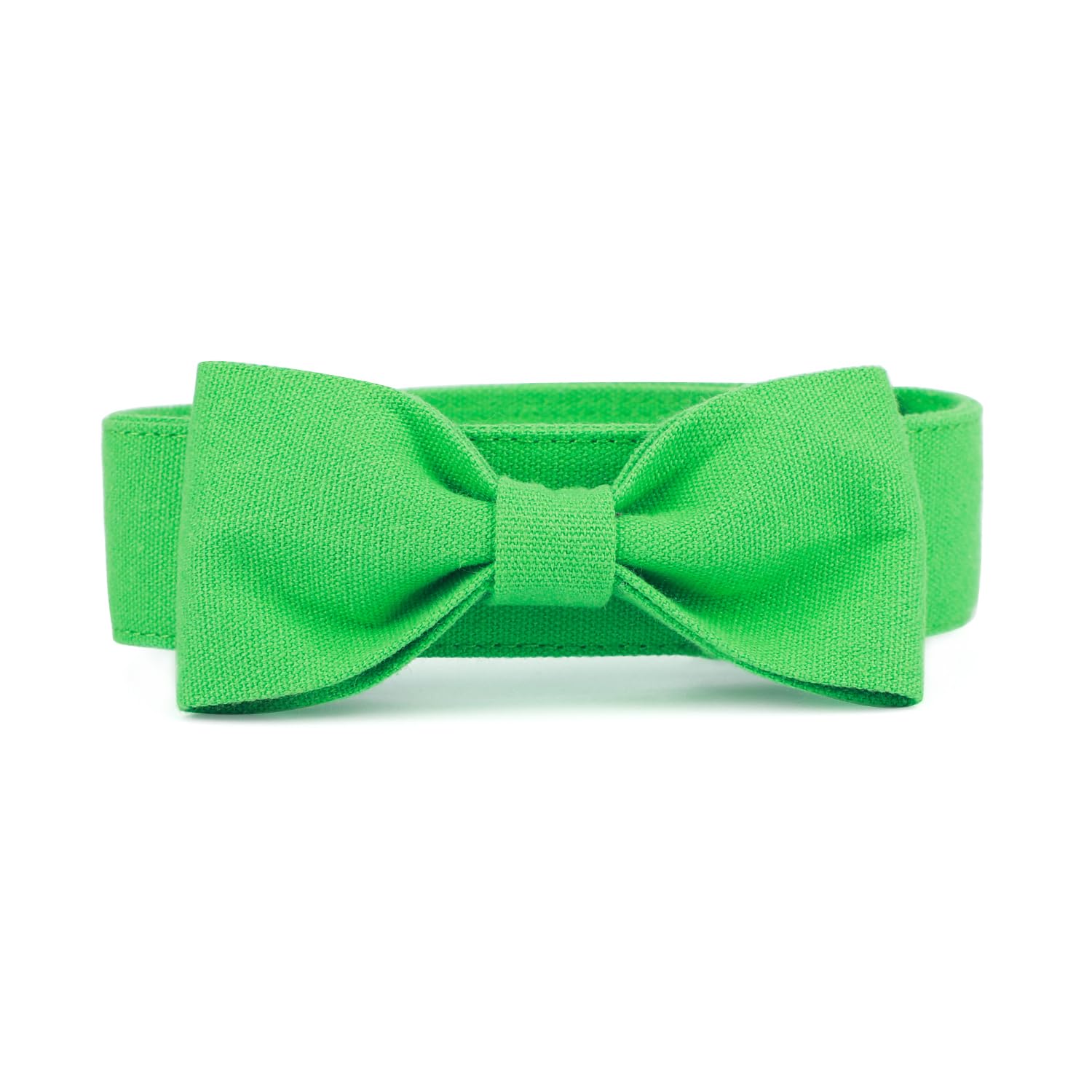 Segarty Dog Bow Ties, Adjustable Green Bowtie Collar For Small Medium Dogs, Durable Cat Neck Tie Tuxedo Comfortable Cotton Pets 
