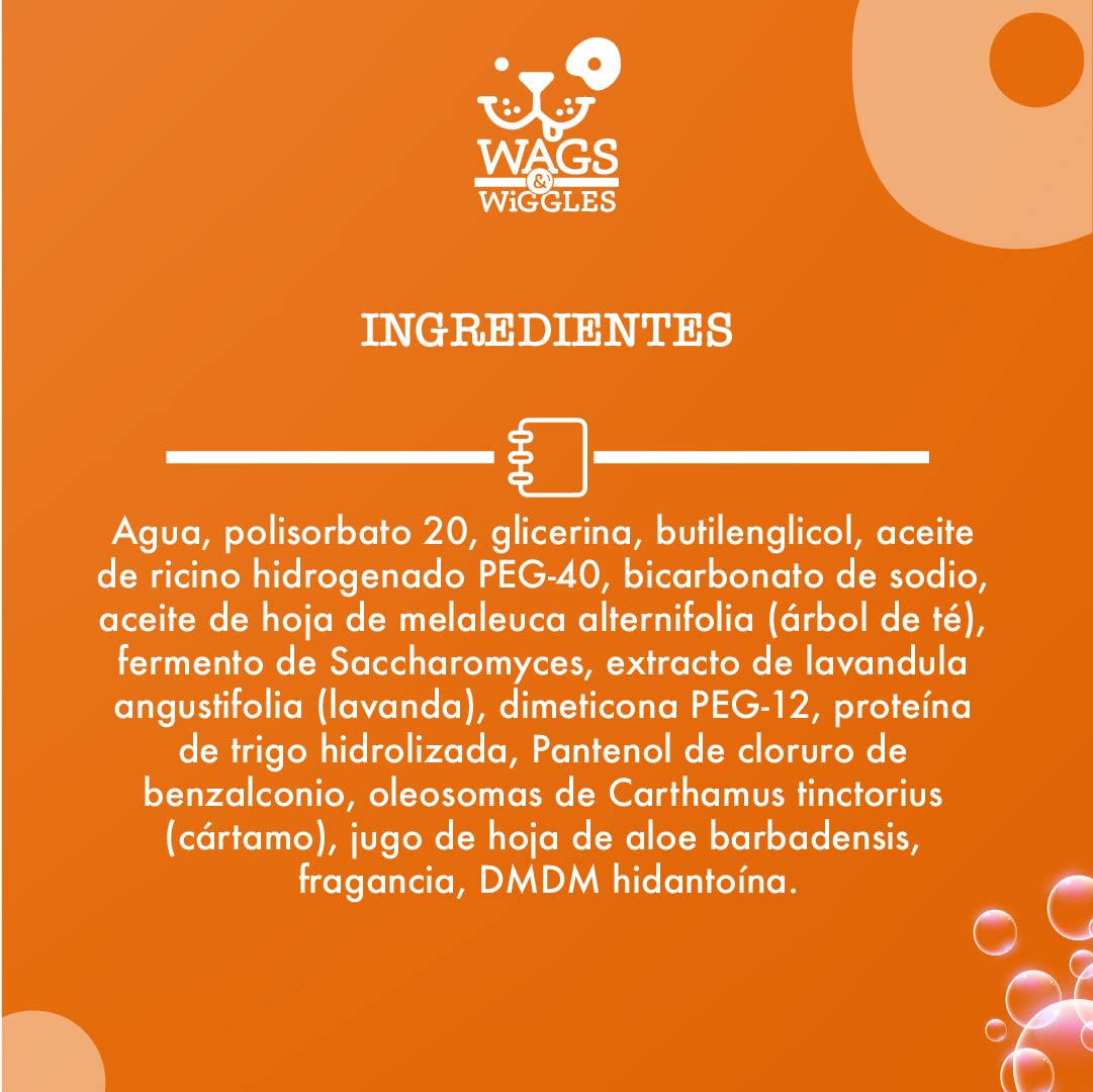 Wags & Wiggles Relieve Anti-Itch Dog Shampoo | Shampoo For All Dogs With Dry, Itchy, Or Sensitive Skin | Fresh And Fruity Mango