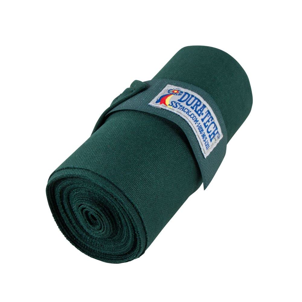 Dura-Tech Standing Wraps For Horses | Color Green | Optimal Comfort & Support | Ideal For Post-Exercise & Trailering | Right Ten