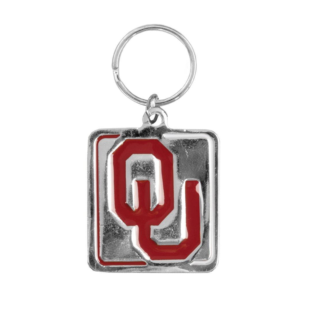 Little Earth Ncaa Oklahoma Sooners Pet Collar Charmncaa Pet Collar Charm, Silver, 1.25' By 1.325'