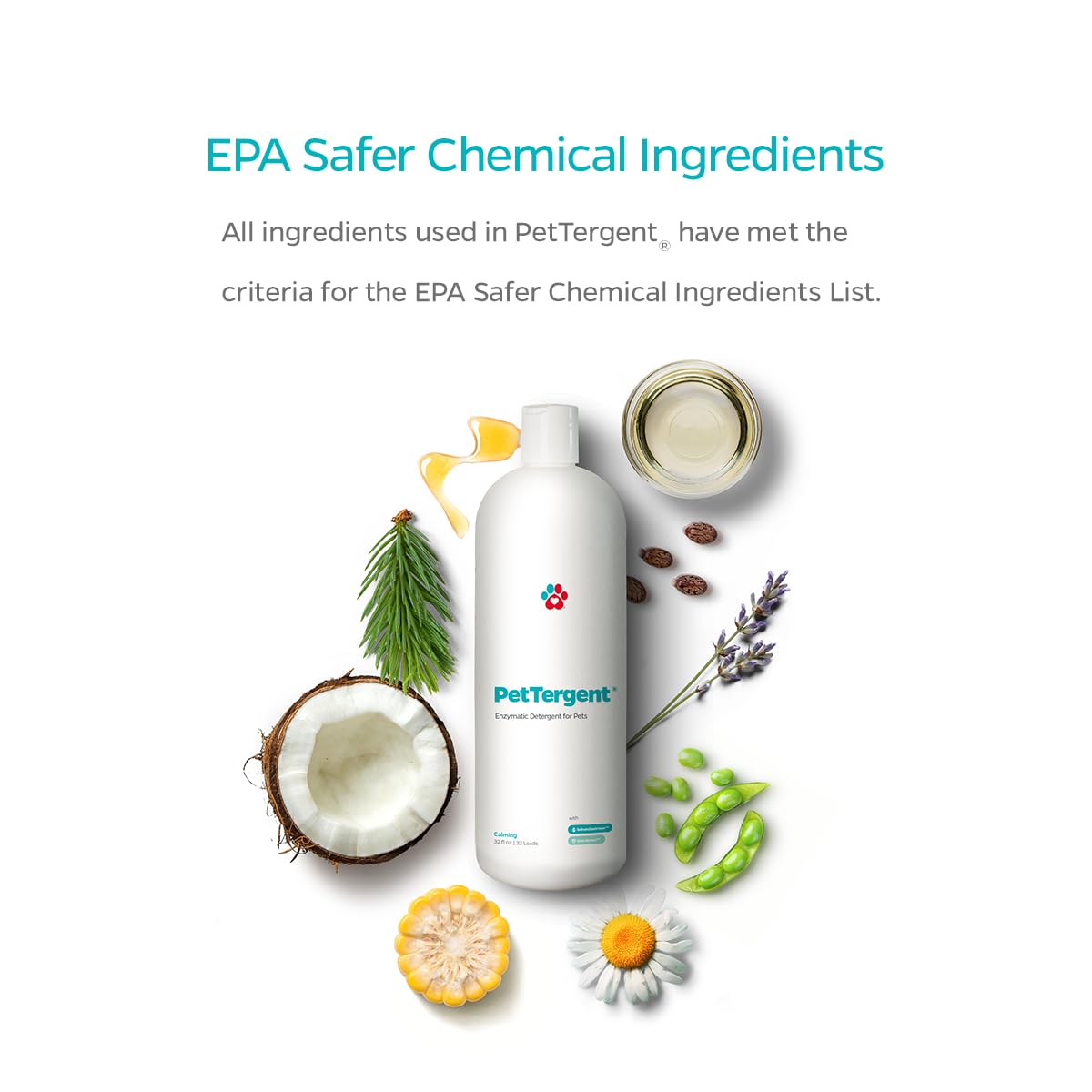 Pet Parents Pettergent, Enzymatic Pet Laundry Detergent, 32 Oz 32 Loads Pet Stain Remover & Pet Odor Eliminator, Laundry Deterge