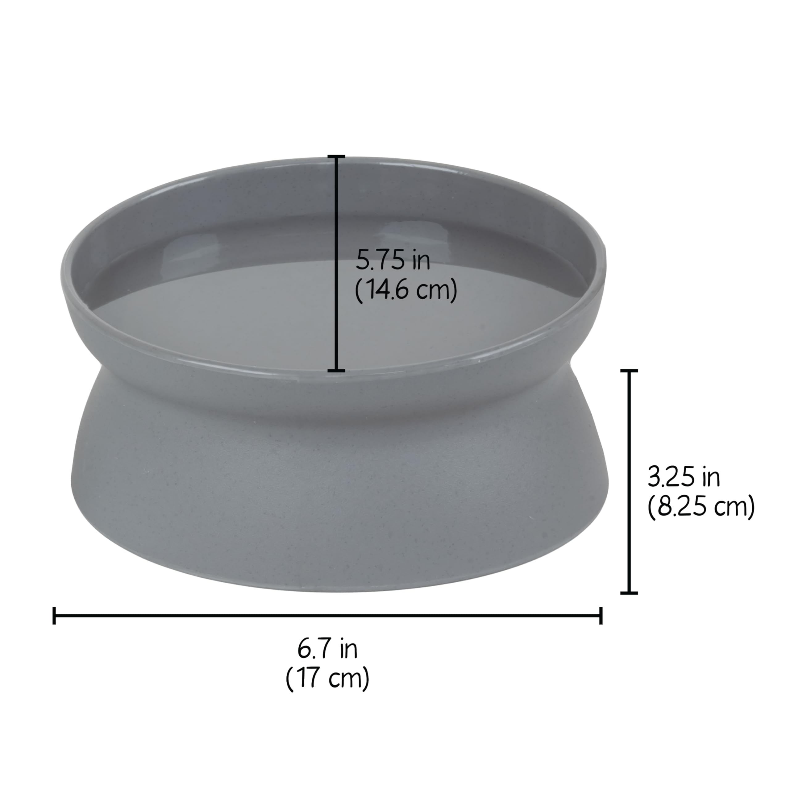 Kitty City Raised Cat Bowls, Large Bowl 2Pk (Modern)