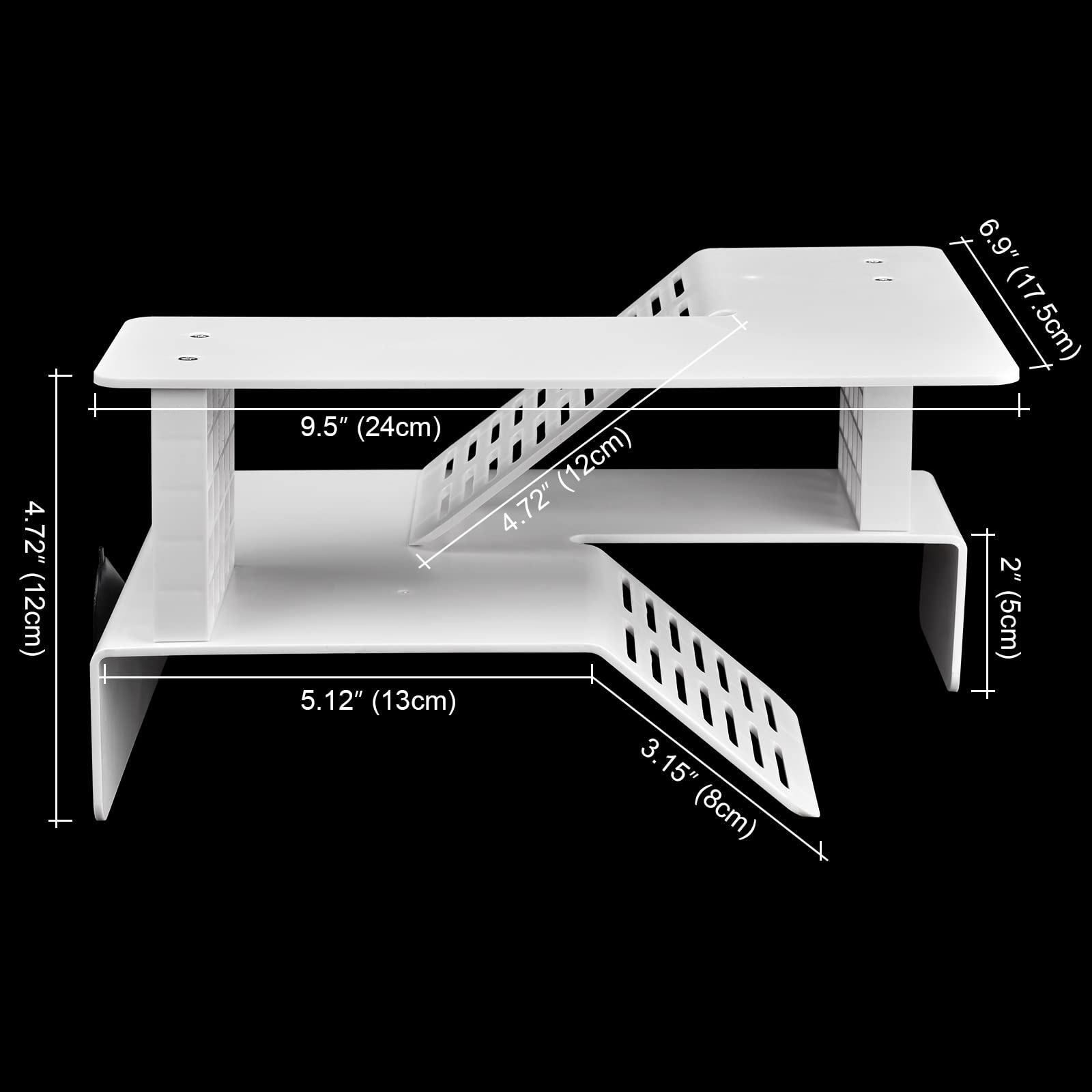 Weaverbird Turtle Basking Platform, Turtle Tank Platform Aquarium Animal Sink Wharf, Double Decker Reptile Habitat, Climbing She