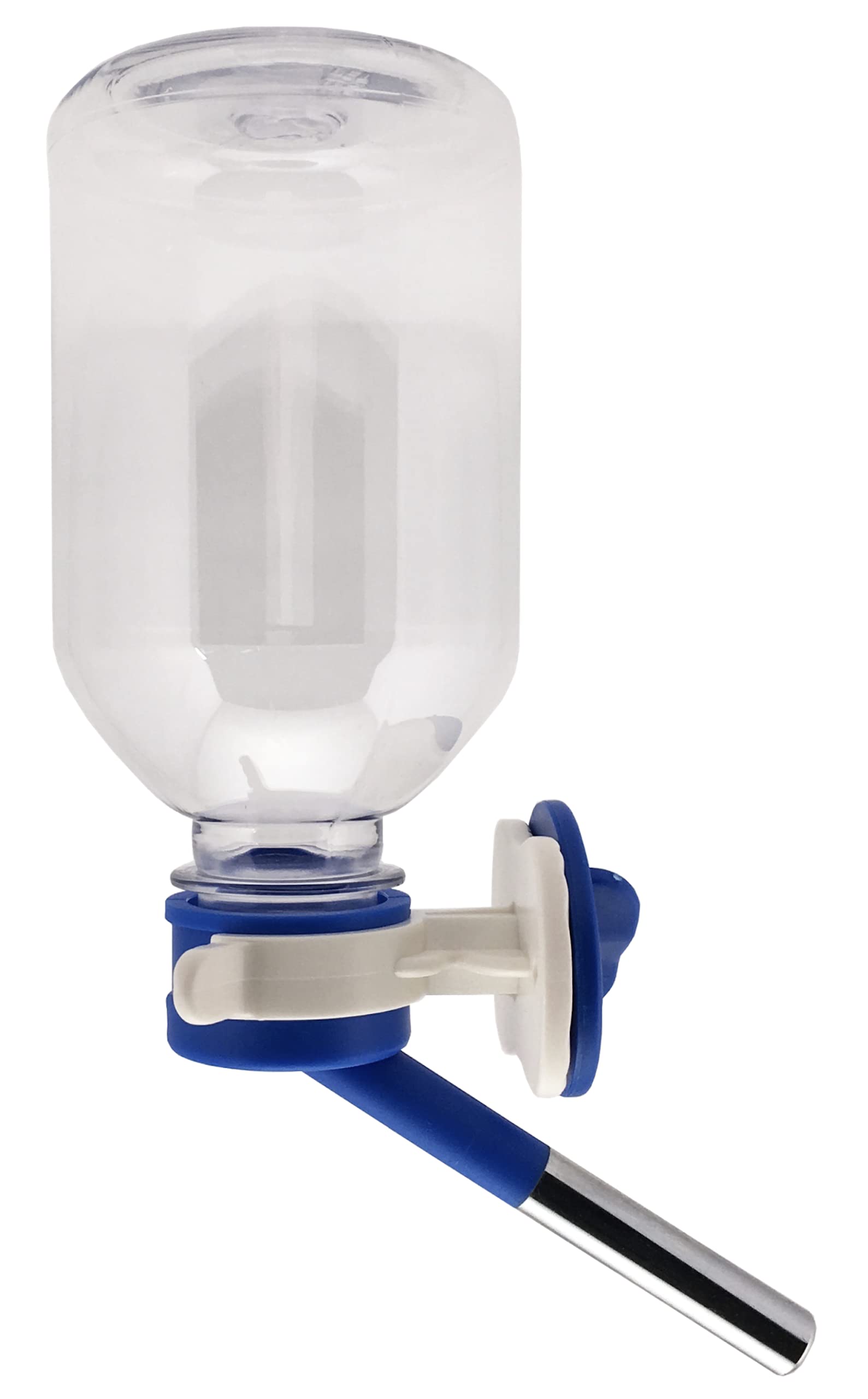 Choco Nose No-Drip Water Bottle/Feeder for Small Pets, 11.2 oz, Blue, Ideal for Guinea Pigs, Hamsters, Bunnies, and Ferrets