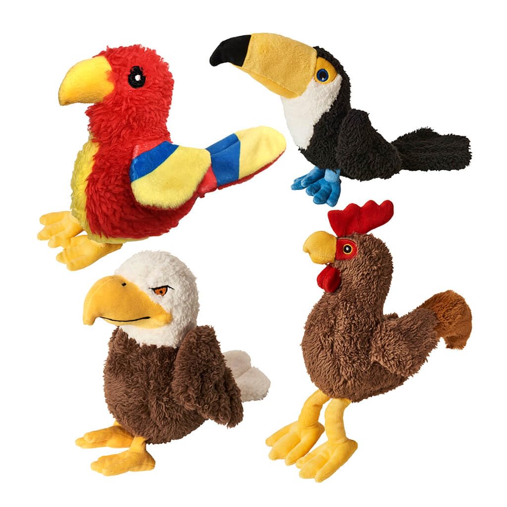 Spot Ethical Pet Products 68054709: Toy Plush Birds Assorted 8In