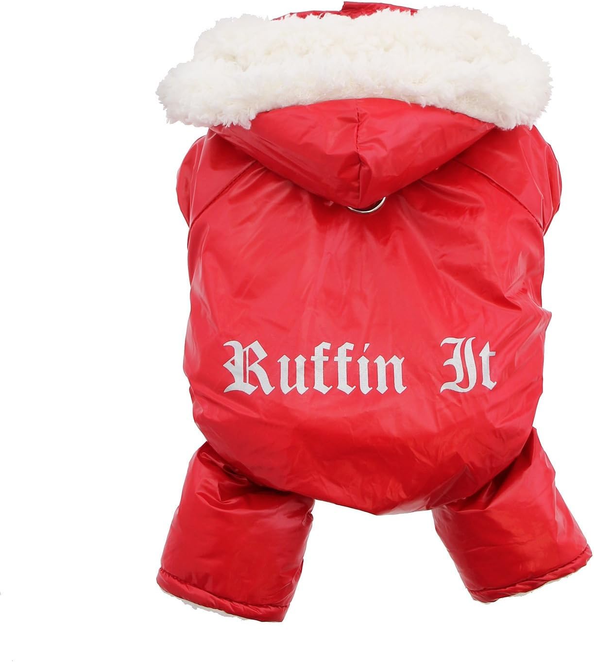 Doggie Design Red Ruffin It Dog Snow Suit Harness (X Small)