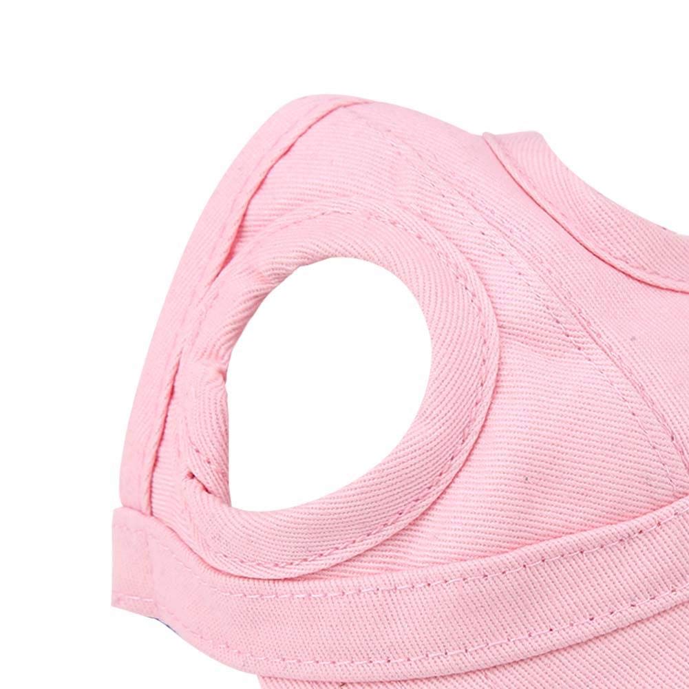 Pet Baseball, Dog Cat Outdoor Sunbonnet With Ear Holes Adjustable Ste Summer Pet Parent Child Hat(S)