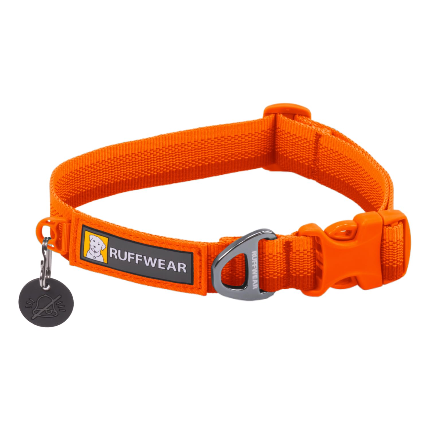 Ruffwear, Front Range Dog Collar, Durable And Comfortable Collar For Everyday Use, Blaze Orange, 14''-20''
