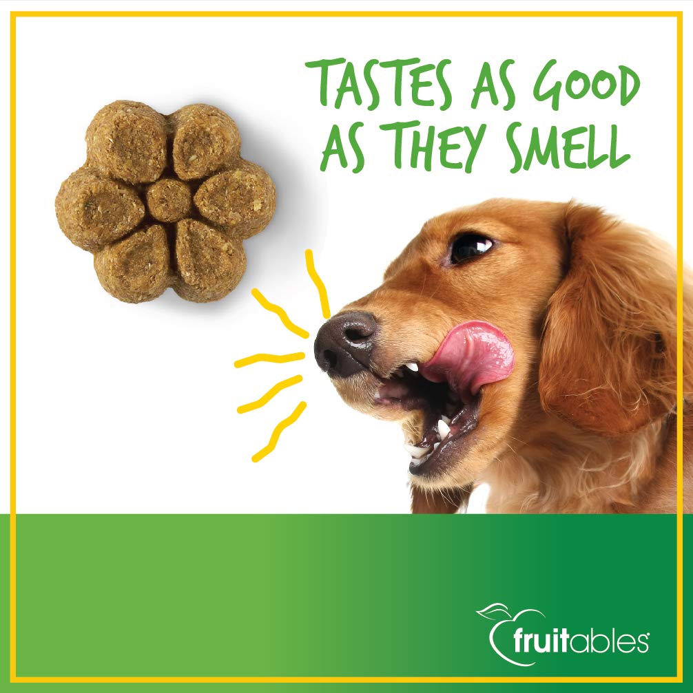 Fruitables Baked Crunchy Pumpkin Dog Treats, 7oz, Variety Pack of 4