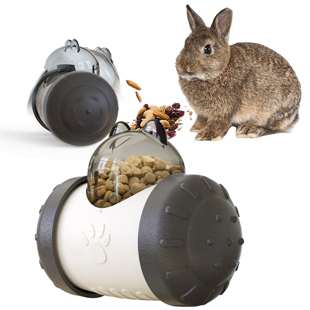 Interactive Treat Ball, Snack Toy Ball for Rabbits, Roll and Push, Exercise Your Pet's Body, Use with Diced Carrot, Dried Herbs,