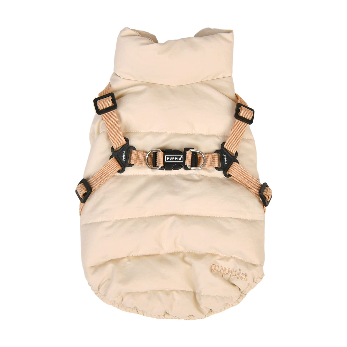 Cotton Touch Dog Harness Jumper - Beige - M