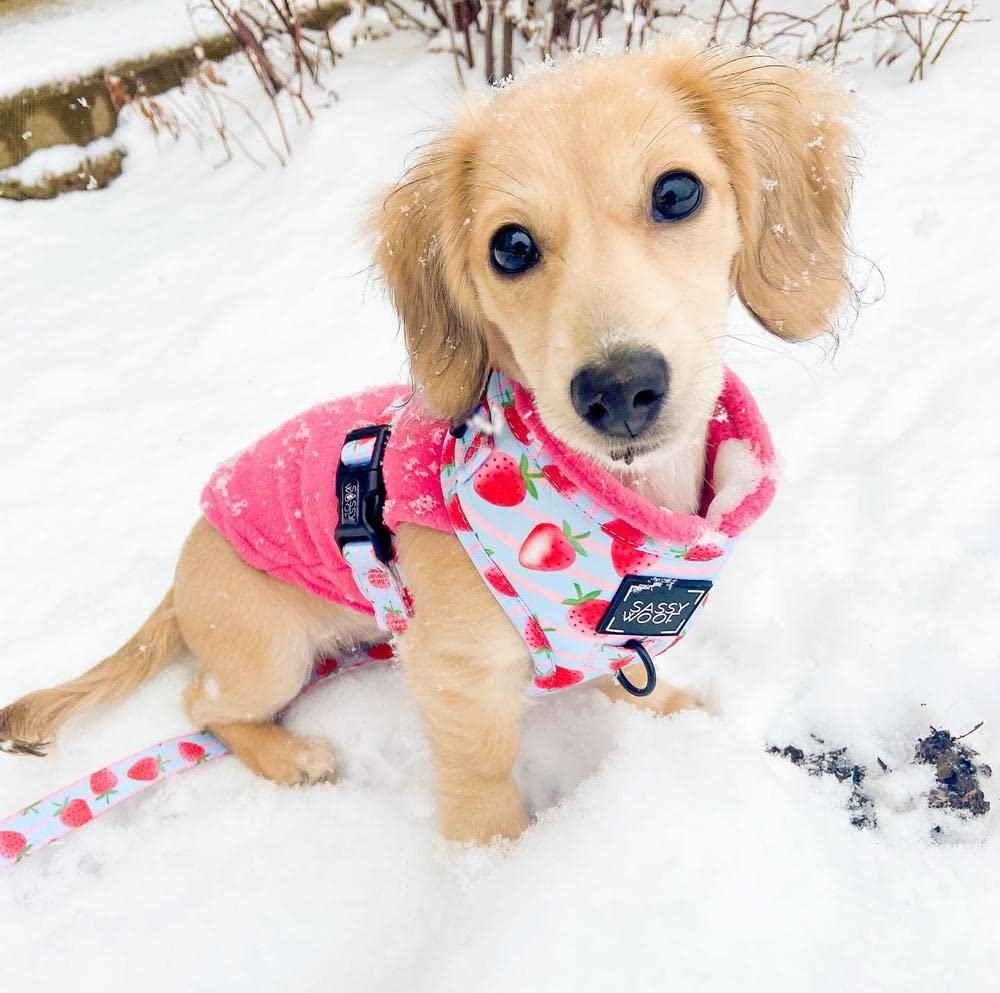 Gooby - Stretch Fleece Vest, Pullover Fleece Vest Jacket Sweater for Dogs, Pink, 2X-Large