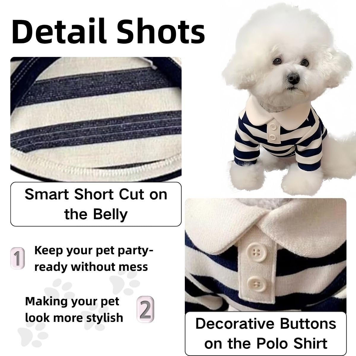 Manon Rosa Cute Dog Clothes Boy Polo Shirt For Small Medium Dogs - Summer Male Puppy T Shirts For Yorkie Poodle Shih Tzu Dachshu