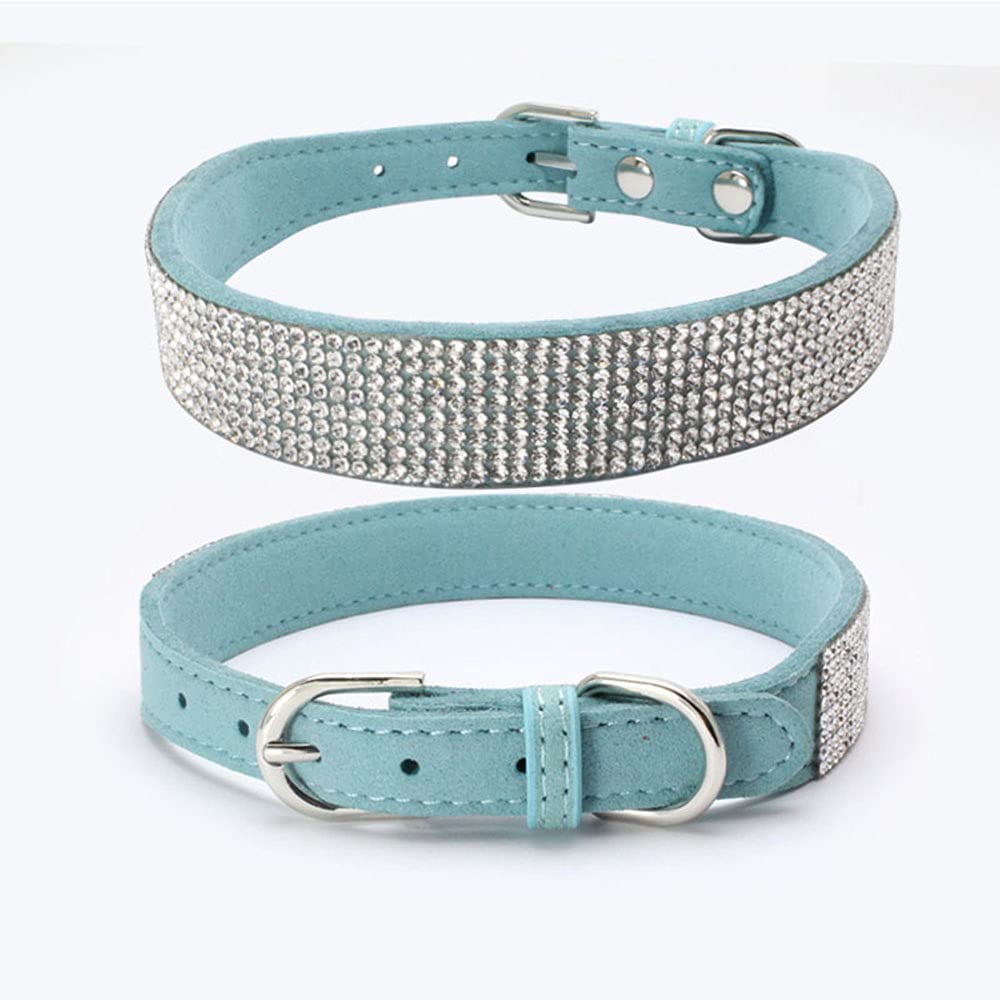 Etopars Microfiber Pet Dog Collar Leashes Set, Reflective Dog Collar, Double-Layer Soft Leather Pet Leash, Cat Dog Collar Leash Set, Pet Collar Leash For Small & Medium Dogs