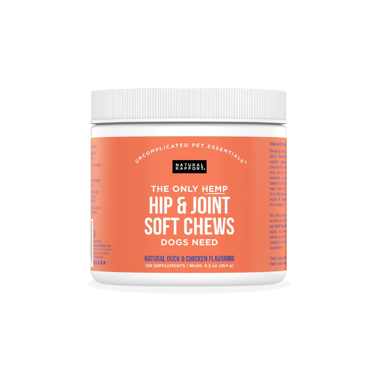Natural Rapport Dog Health Supplement (Hip And Joint Chew)