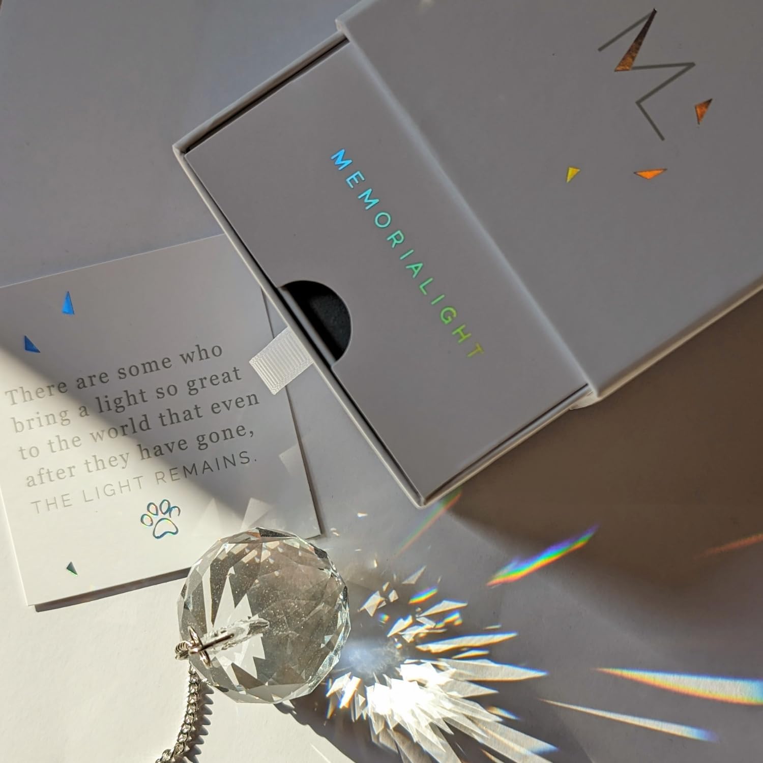 Memorialight Pet Memorial Gift - Unique Sympathy Gift For Loss Of Dog & Cat, Modern Bereavement Gift For Daily Remembrance, Pet 