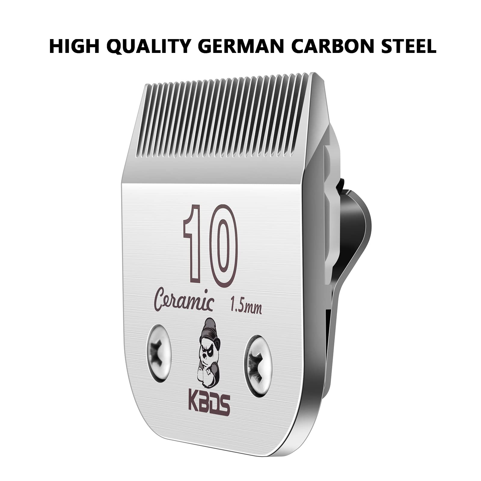 Kbds Detachable Ceramic Pet Clipper Blades,Size-10 Blade Compatible With Most Andis,Oster,Wahl A5 Clippers,Made Of Ceramic Blade