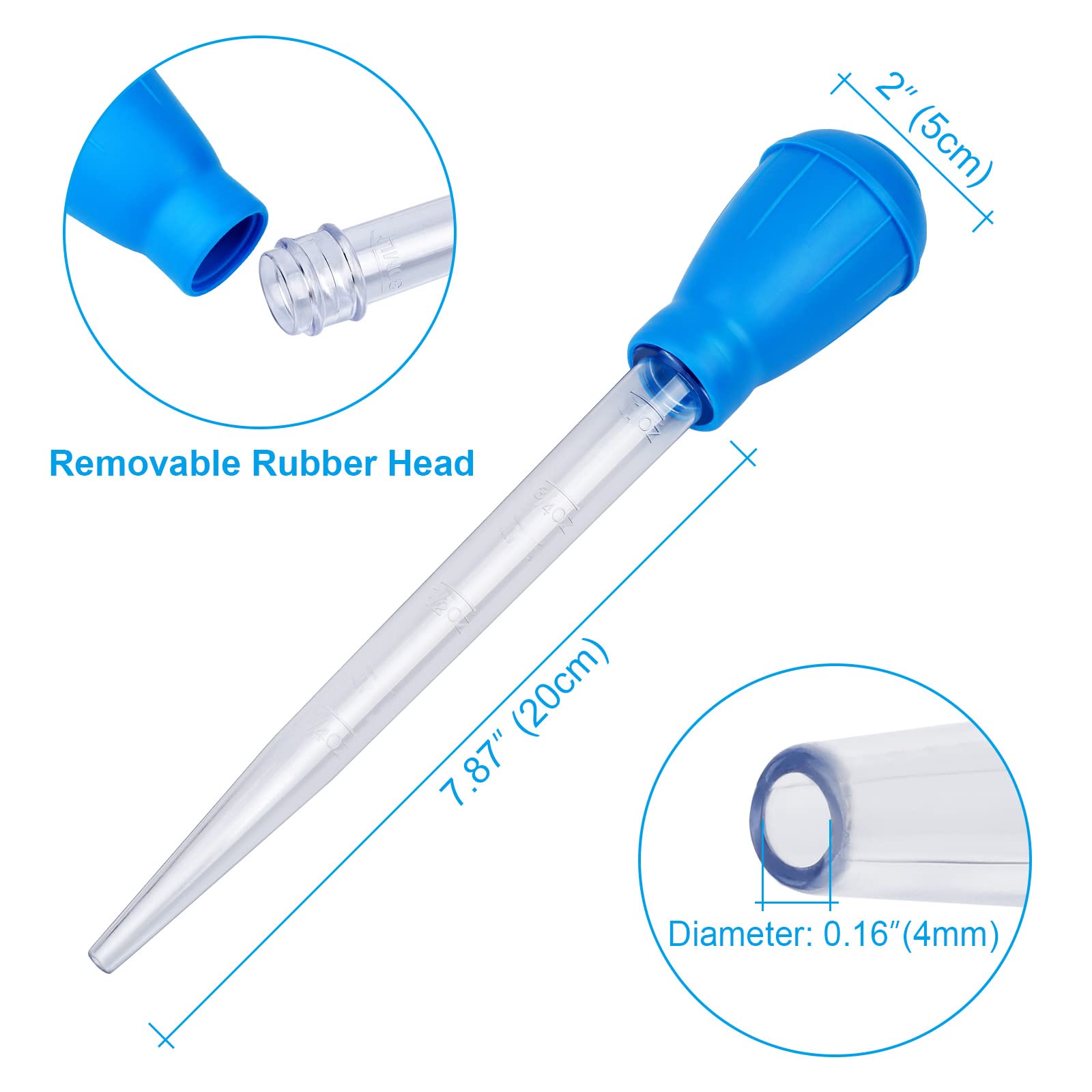 Weaverbird Manual Fish Tank Water Changer Aquarium Dropper, 30Ml Aquarium Clean Pipette Dropper, Fish Tank Cleaning Waste Remove