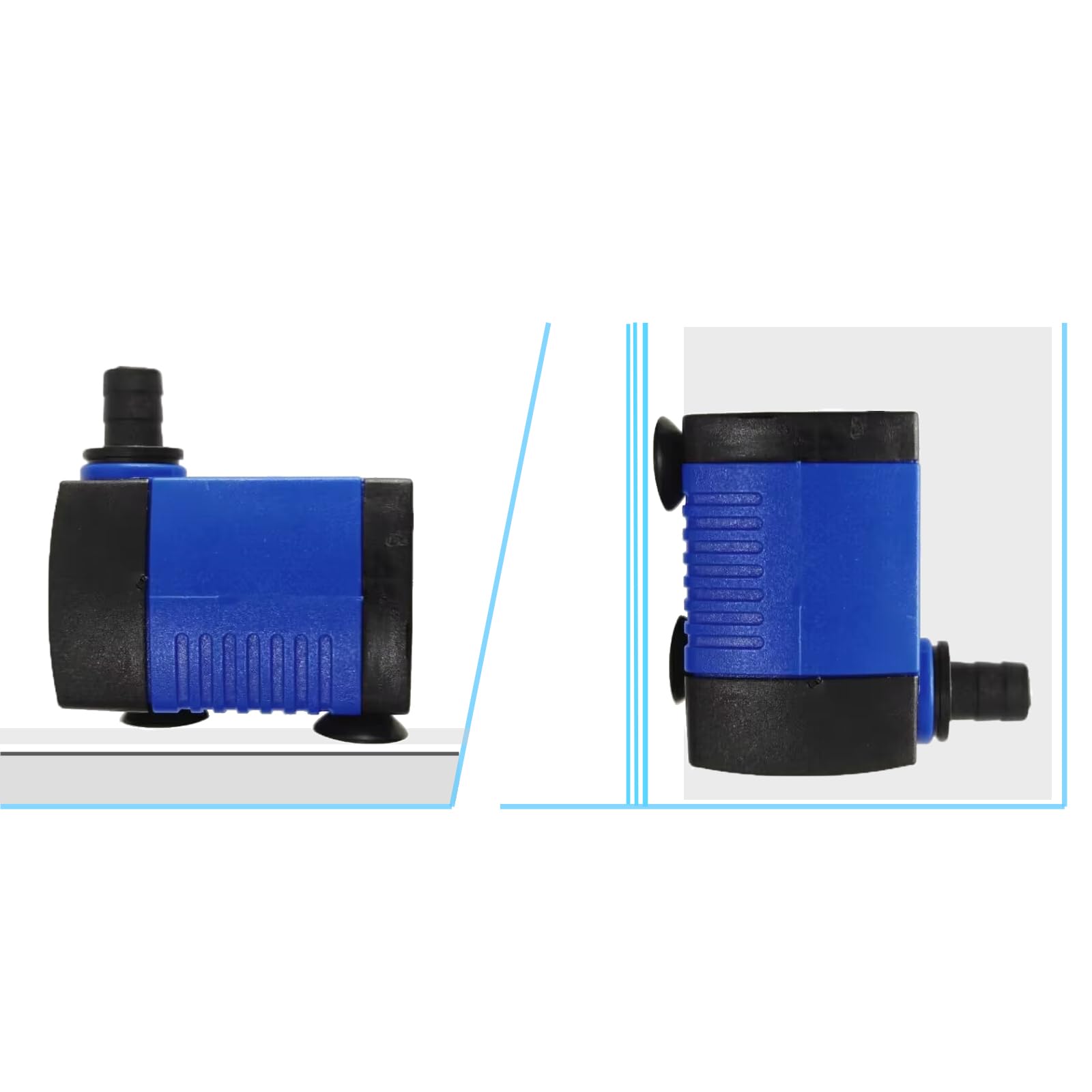 AQUANEAT Submersible Water Pump, 50GPH Fountain Pump, Small Water Pump, Aquarium Pump for Fish Tank, Outdoor Water Fountain, Hyd