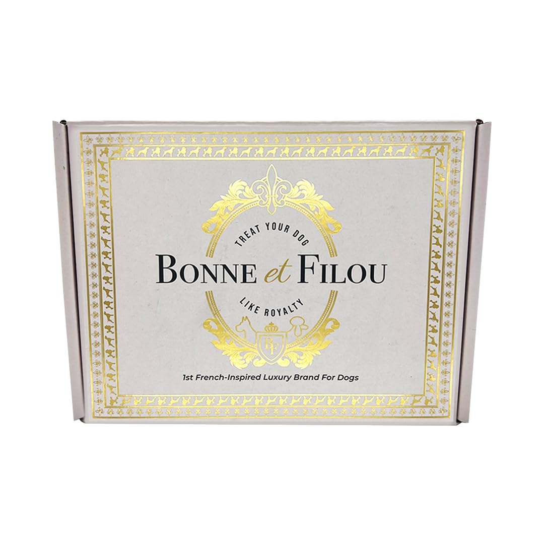 Bonne et Filou Dog Treats Birthday Cupcakes - Gourmet Macaron Cakes, 40 Count Bulk Pack - Healthy & Delicious Human Grade Snacks