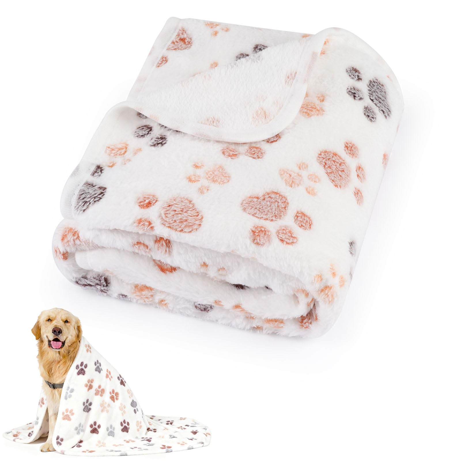 Dog Blankets for Medium Dogs, Cat, Premium Soft Dog Blankets for Small Dog Washable, Puppy Blanket Dogs Essentials for Puppies (