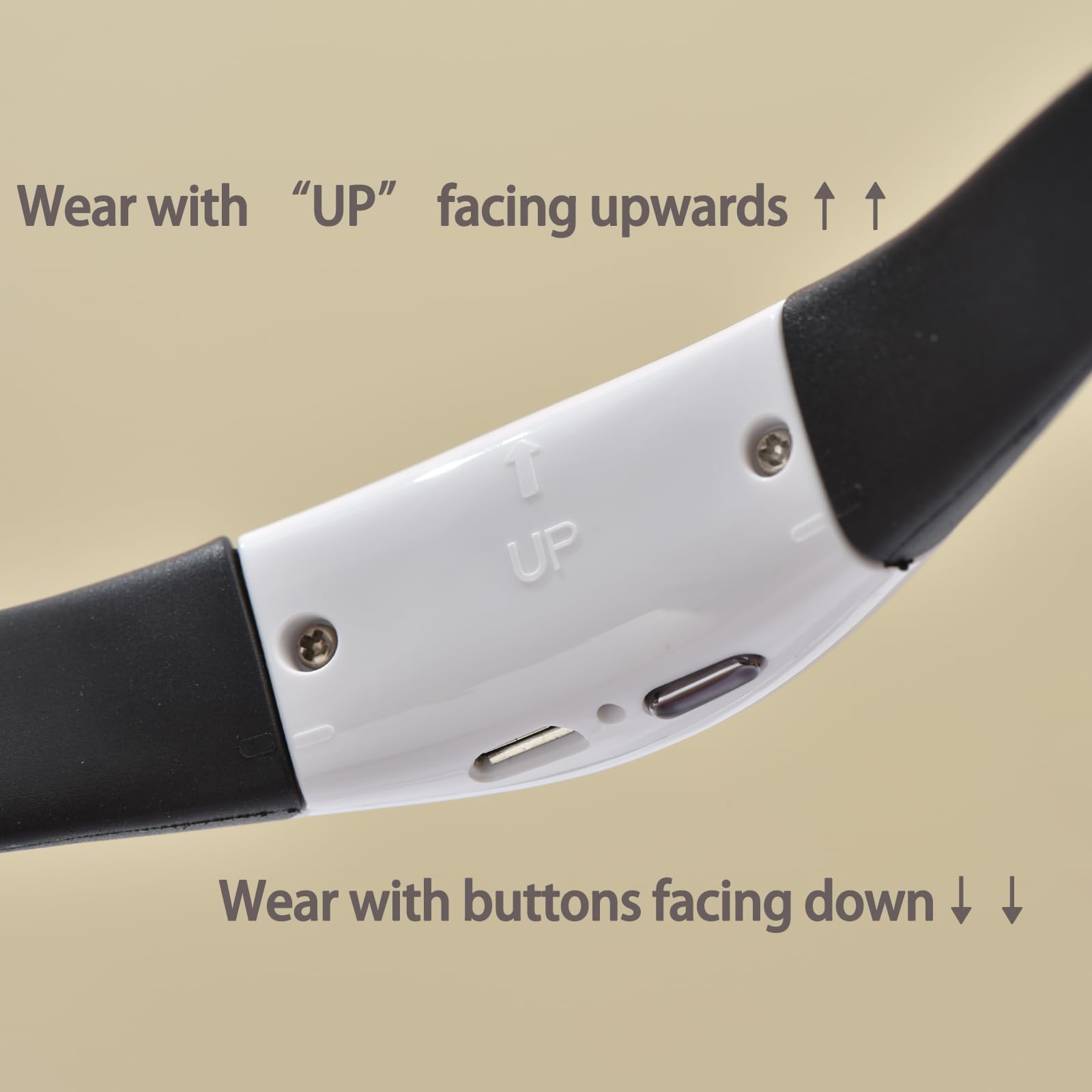 Mzingall Wearable Automatic Cat Collar Laser Toy With Red Light, Interactive Cat Laser Toys For Indoor Cats, Rechargeable Electr