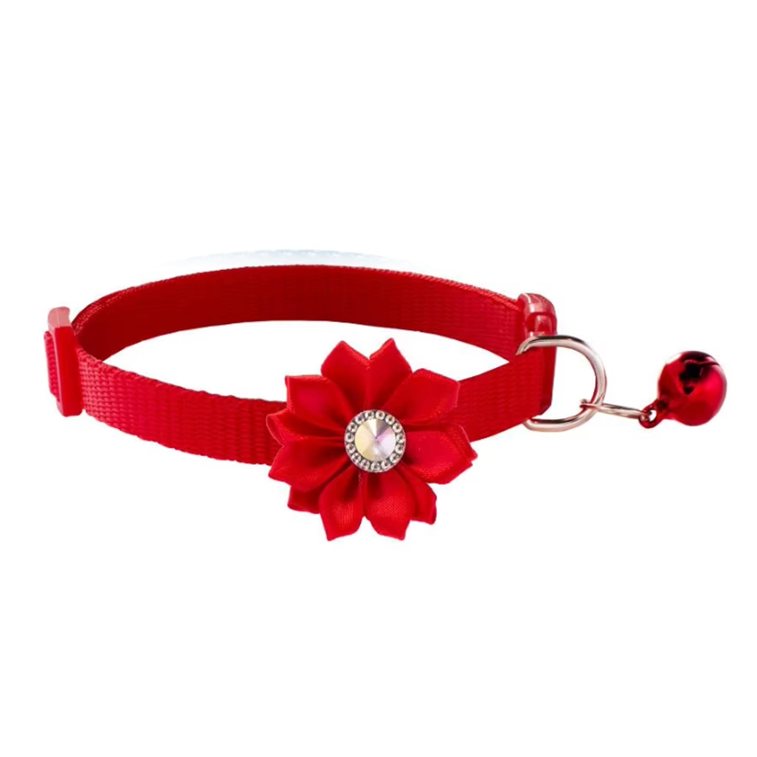 Litvibes Cat Collar Breakaway With Bell,Kitten & Small Dogs Soft Adjustable Collar Safe,Solid & Protection For Cats & Puppies,Cu