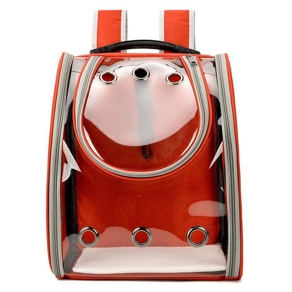 SECRET DESIRE Pet Cat Dog Carrier Bag Backpack Travel Kennel Handbag Puppy Bag Crate Red