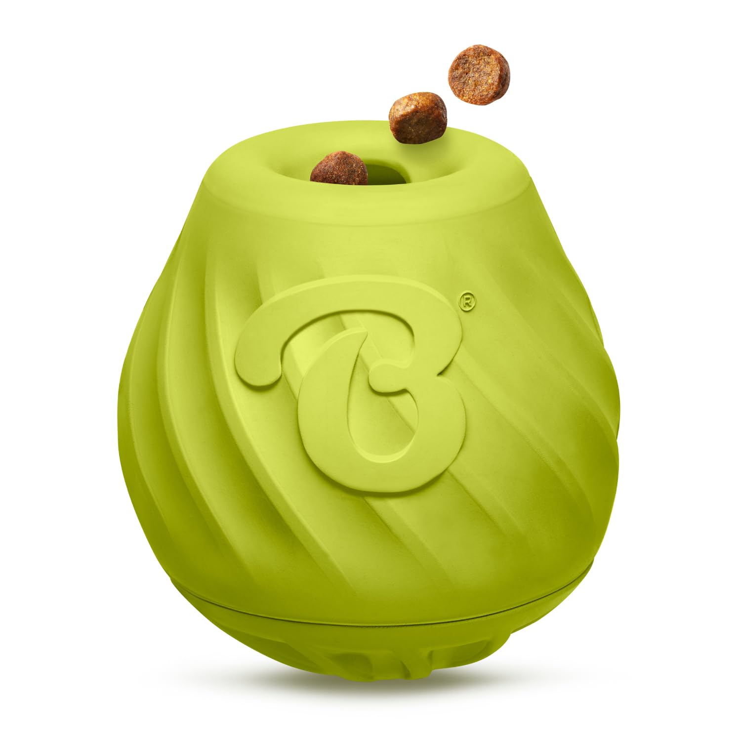 Benebone Pawbler - Natural Rubber Interactive Enrichment Treat And Kibble Dispensing Dog Toy - Great For Boredom - Medium/Large