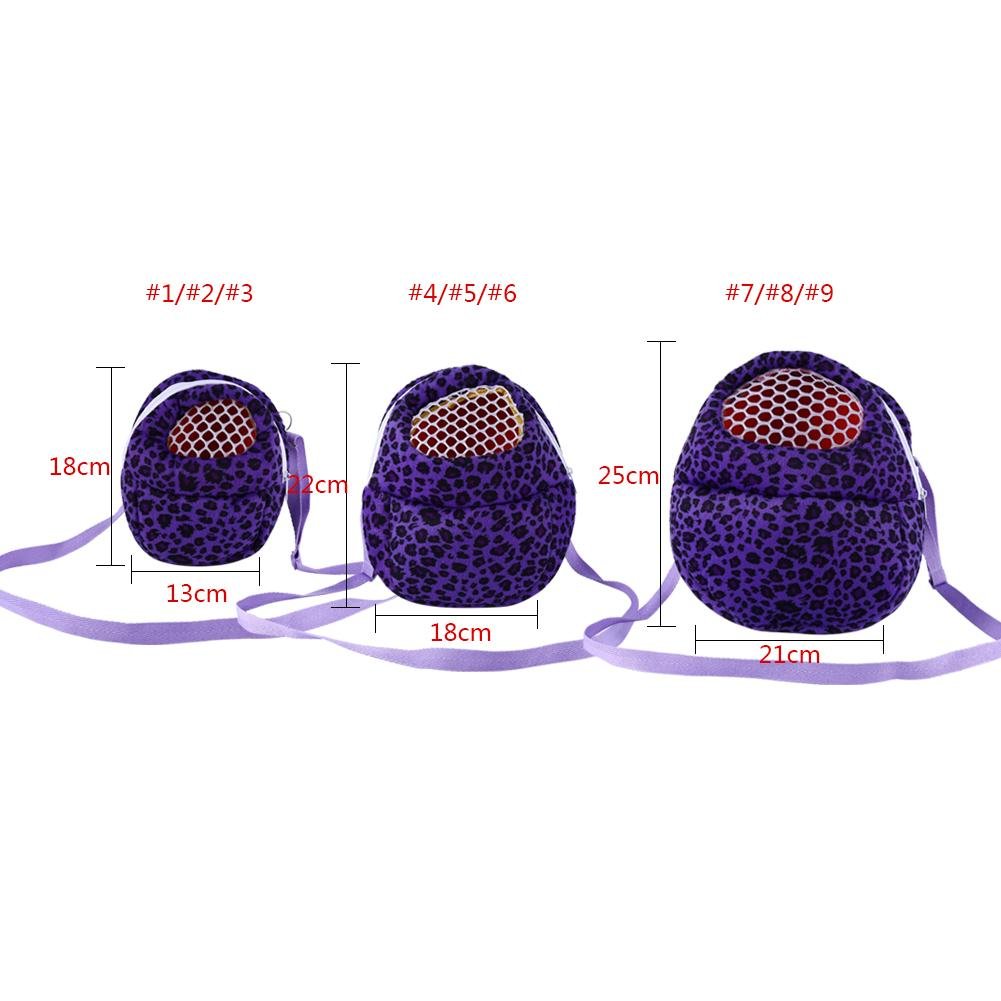 Three Size Small Pets Carrier Bag Hedgehog Hamster Mouse Outgoing Bags Leopard Portable Travel Backpack With S, Yellow-M