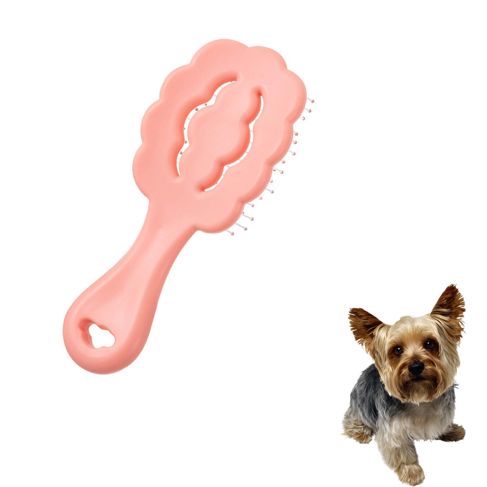 Maeelou Cloud Shape Small Dog Grooming Brush - Perfect For Shih Tzus, Yorkies, And Maltipoos - Ideal Puppy Hair Brushes For Malt
