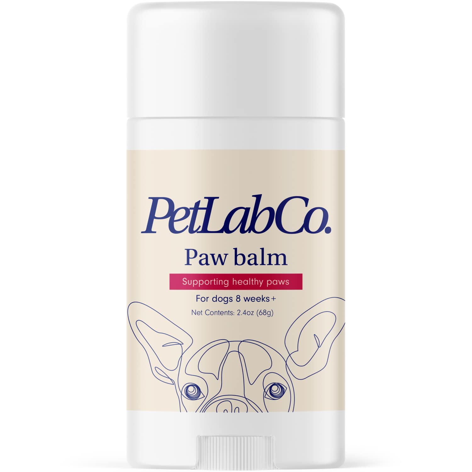 Petlab Co. Paw Balm For Dogs - Moisturizes And Supports Dry Paws - Easy To Use Paw Soother For Dogs Of All Ages - Dog Paw Wax