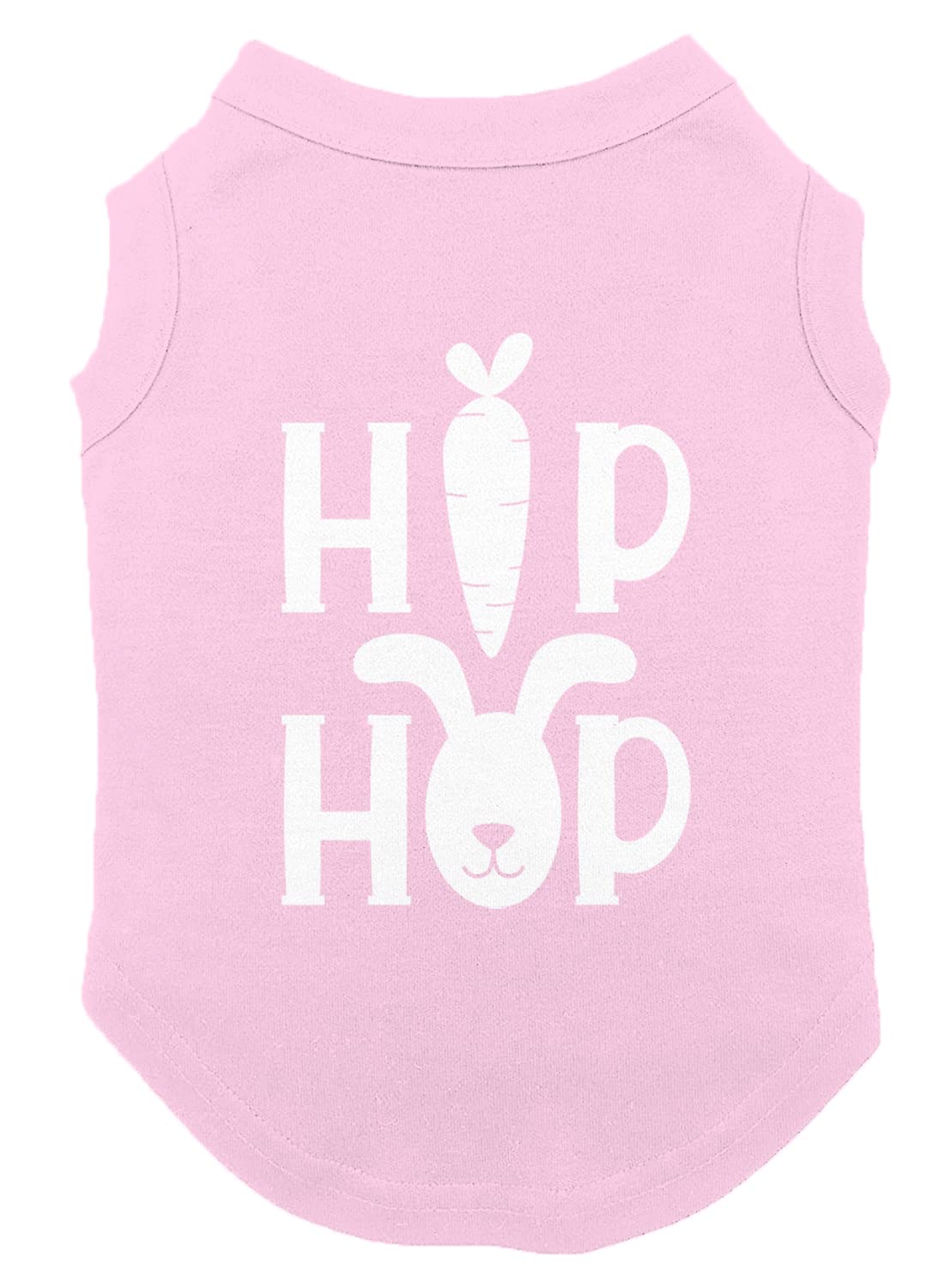 Hip Hop Easter Bunny - Rabbit Music Dog Shirt (Pink, Medium)