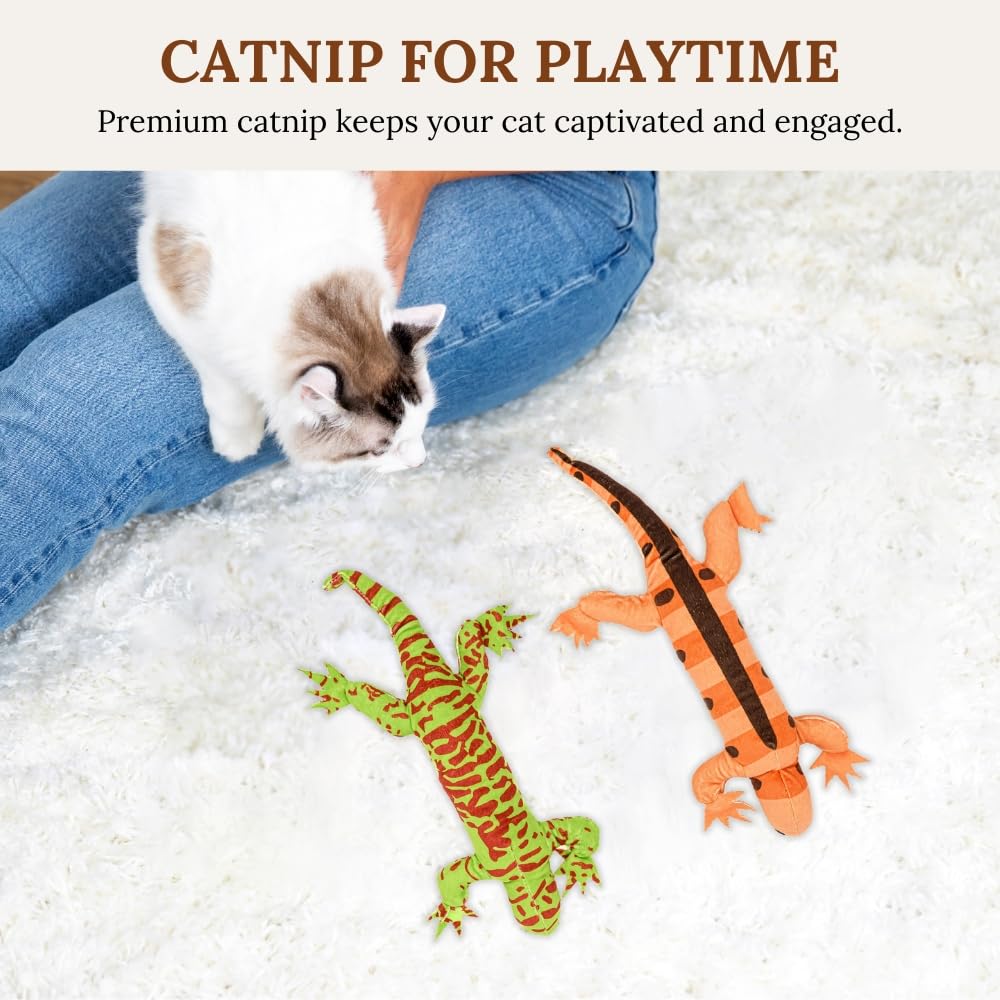 Suction Cup Cat Toys For Indoor Cats Feather Teaser Wand With Worms & Catnip Lizard Chew Toys Kittens Enrichment Toy For Bored C