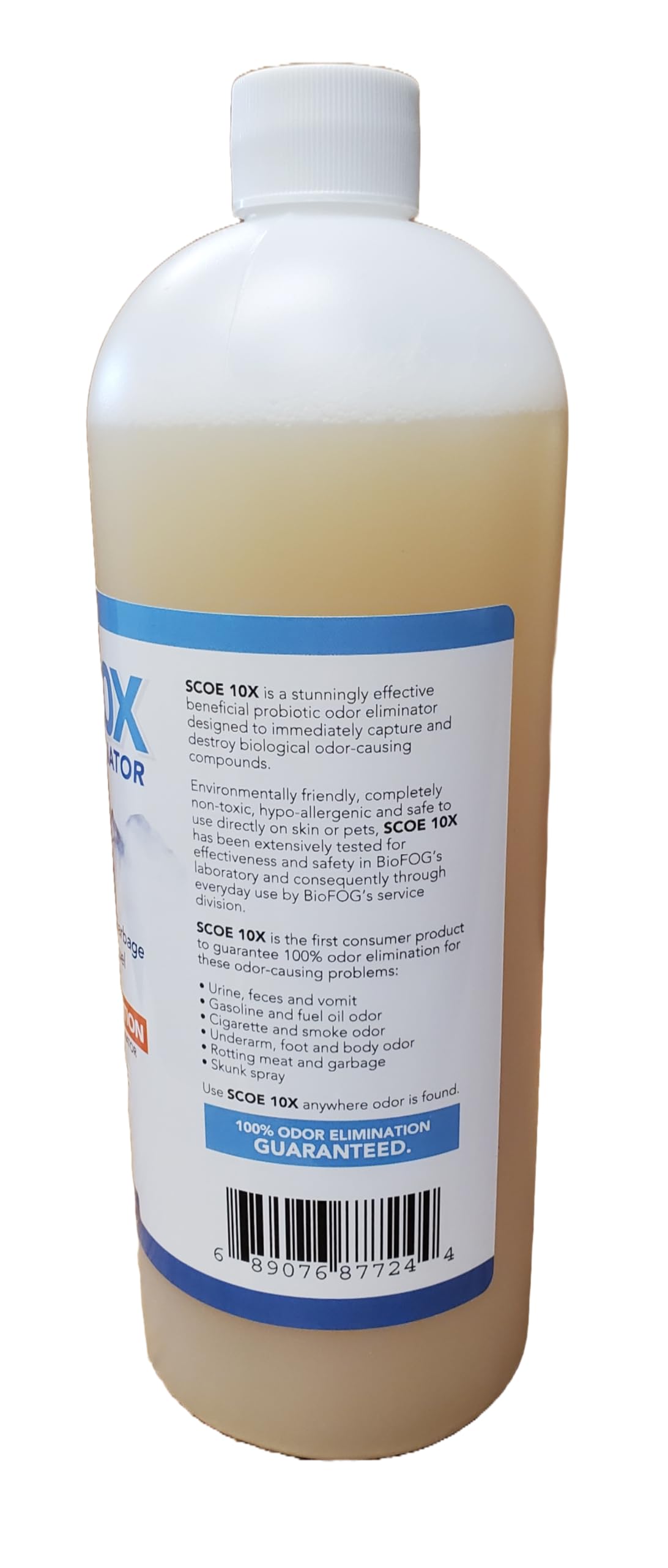 Scoe 10X Odor Eliminator Concentrate- Makes 2.5 Gallons- Urine Odor Eliminator