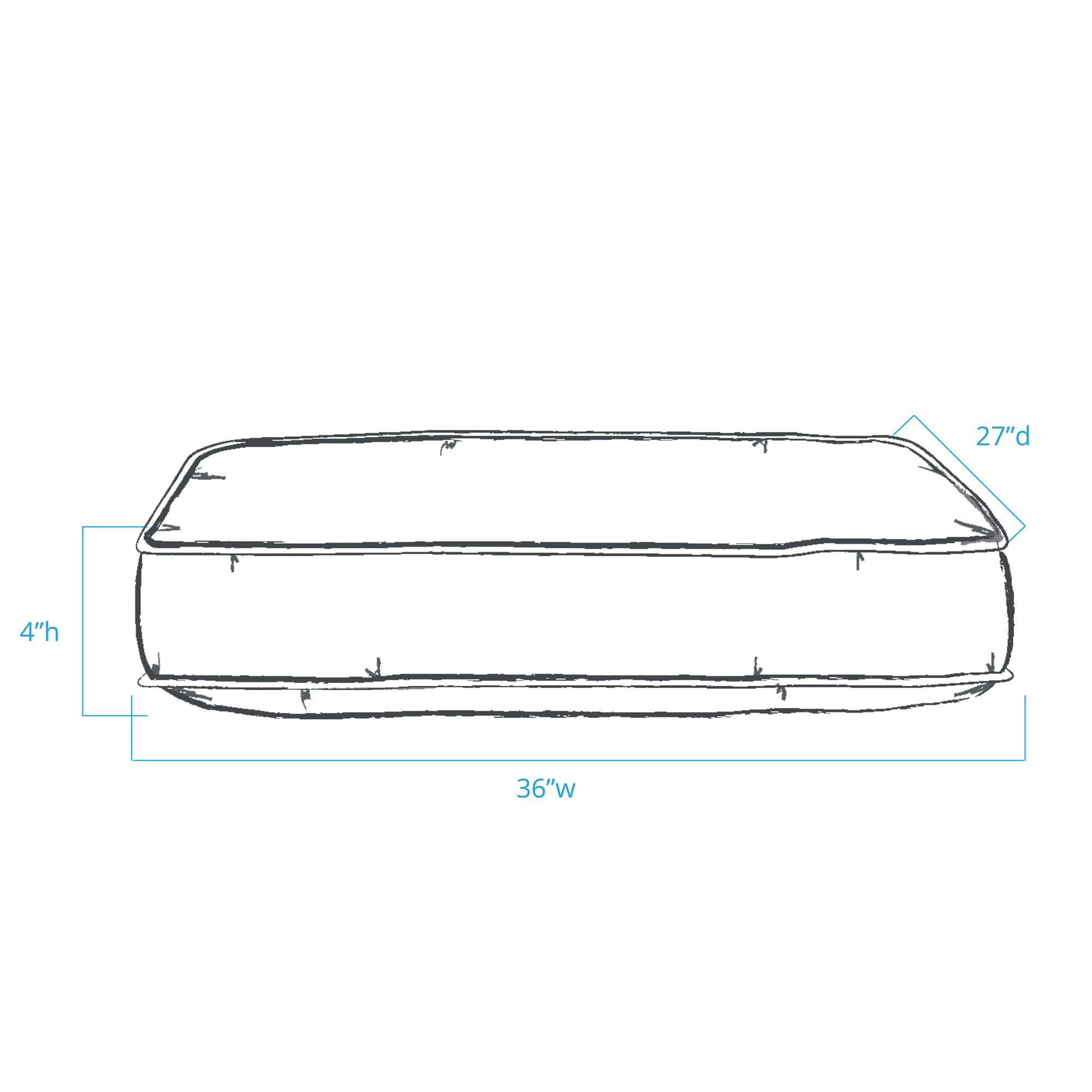 Pendleton National Park Napper Dog Bed - Acadia, M