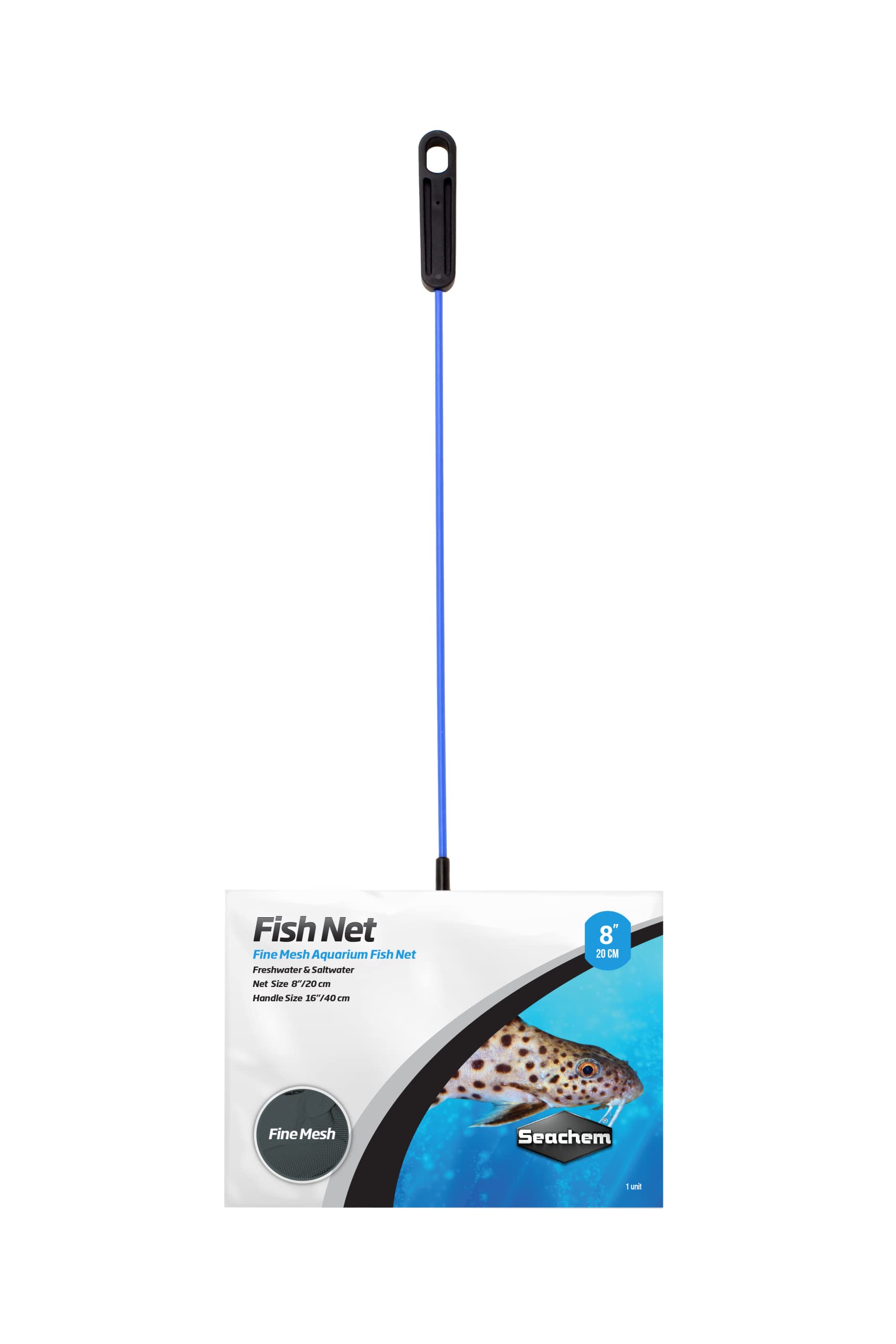 Seachem Fish Net 20Cm  8 - Long Handle Fine Mesh