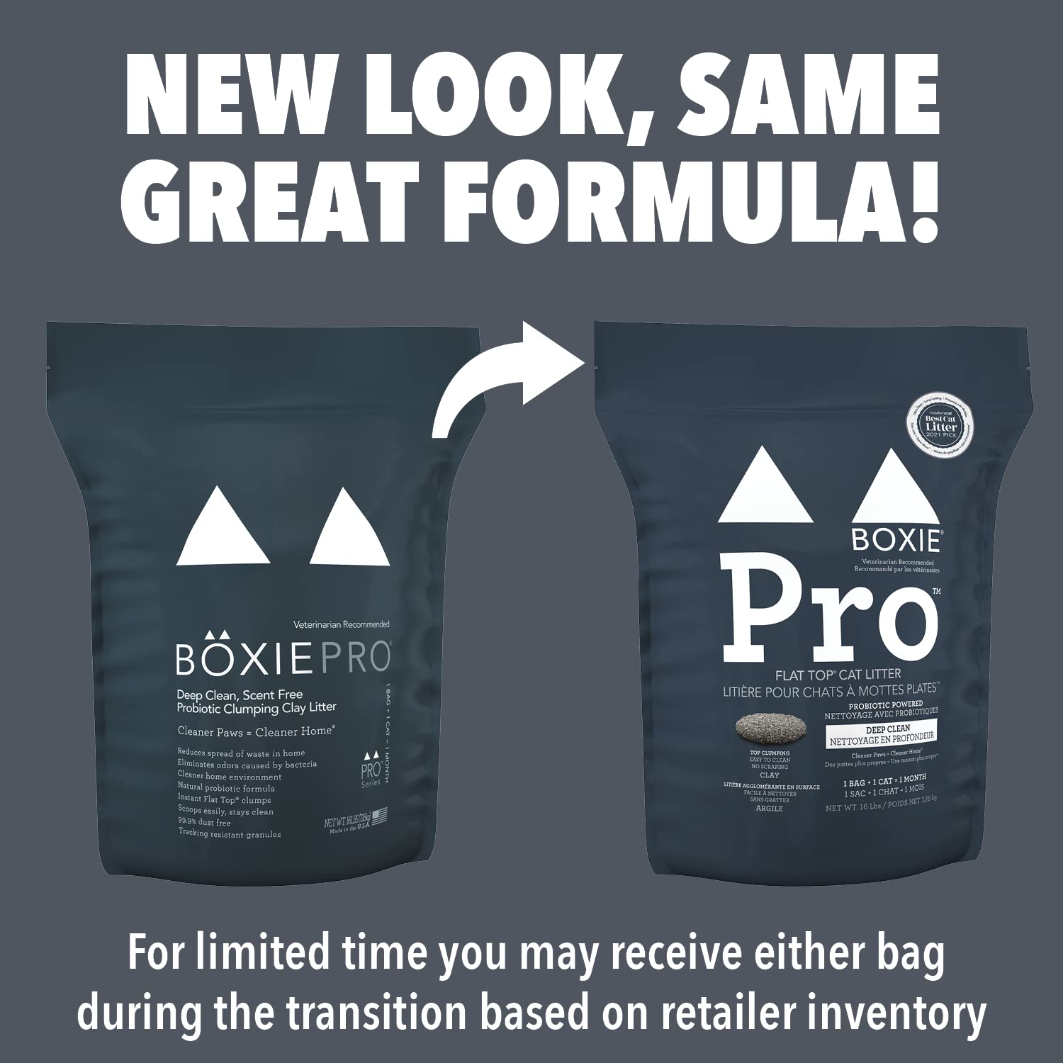 Boxiepro Deep Clean Probiotic Clumping Clay Cat Litter -Scent Free- 16 Lb- Cat Activated Probiotics- Longer Lasting Odor Control, Stays Ultra Clean, 99.9% Dust Free