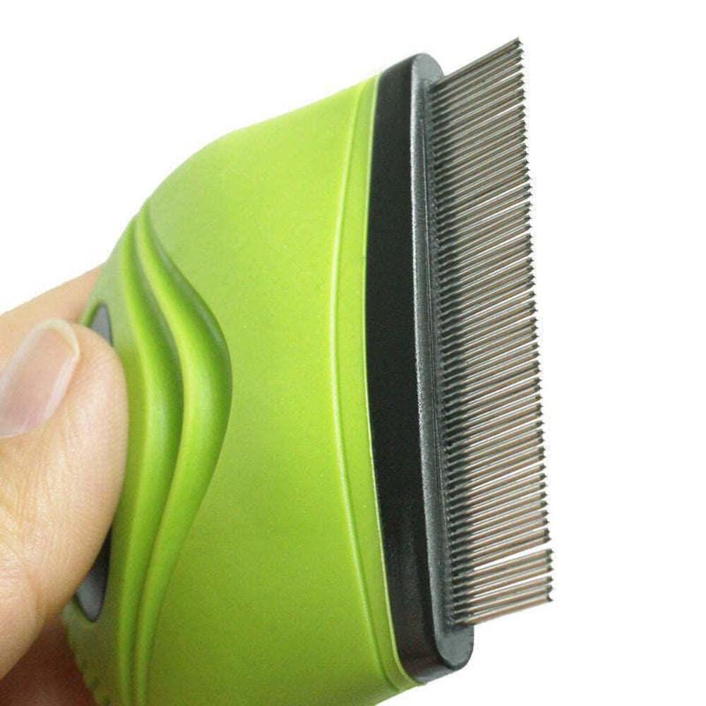 Pet Life  'Grazer' Handheld Travel Grooming Cat and Dog Flea and Tick Comb(D0102HAX2IV.)