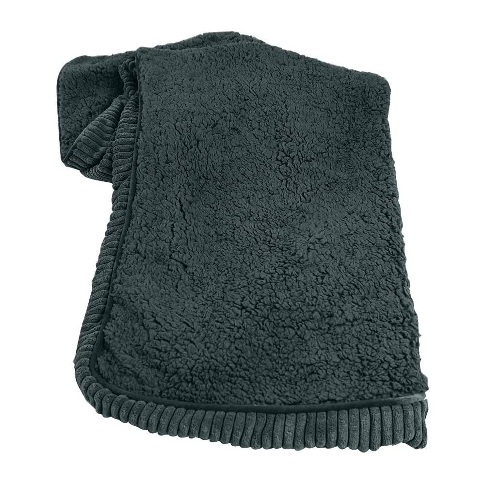 Floppy Dawg XL Dog Bed Replacement Cover with Waterproof Liner, Gray, 48L x 30W, Durable Cotton for Pet Comfort