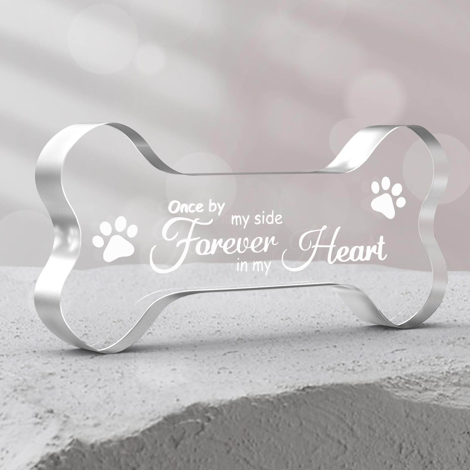 Crystal Glass Dog Memorial Gifts For Loss Of Dog, Pet Memorial Gift For Dogs, Loss Of Dog Sympathy Gift For Dog Owner, Pet Berea