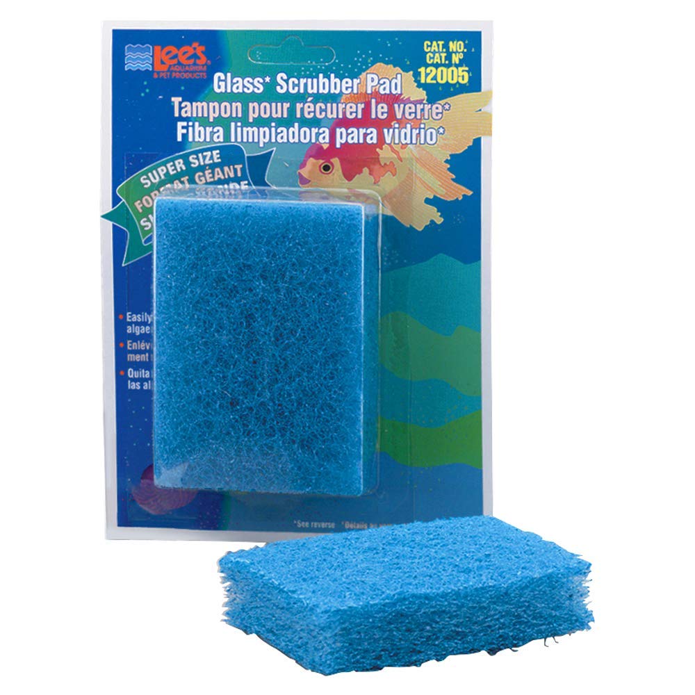 Lee'S Pet Products Ale12005 Coarse Glass Algae Scrubber Pad For Aquarium