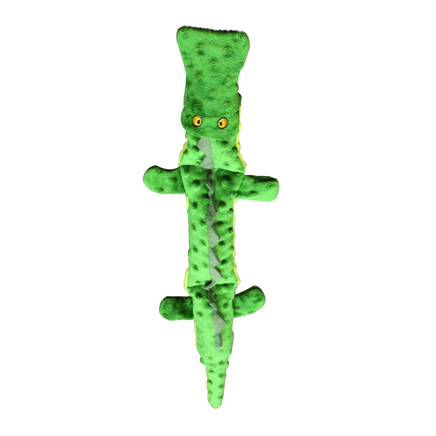 Ethical Dog Skinneeez Extreme Triple Squeak Crocodile-Durable, Stuffing-Free Toy With Rip-Stop Mesh & 3 Jumbo Squeakers Perfect 