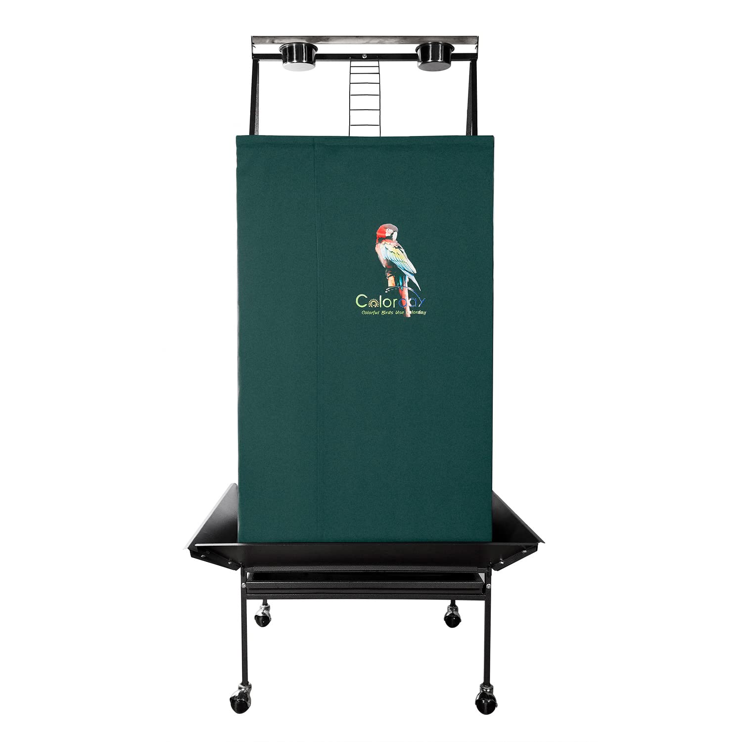 Colorday Good Night Bird Cage Cover For Large Bird Cage With Play Top (Patent Pending),Green 68