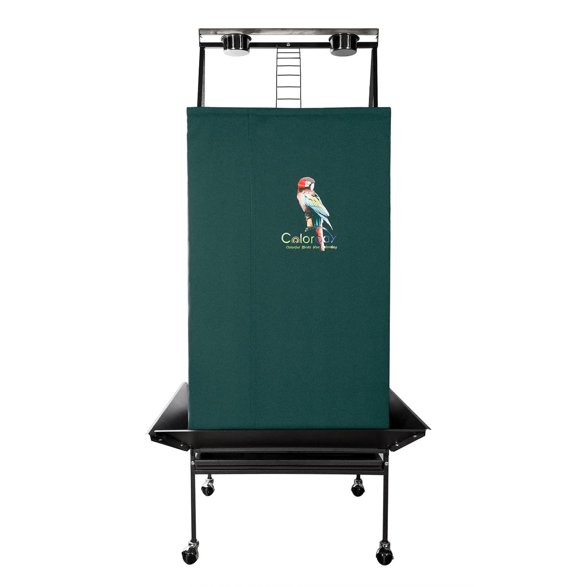 Colorday Good Night Bird Cage Cover For Large Bird Cage With Play Top (Patent Pending),Green 68
